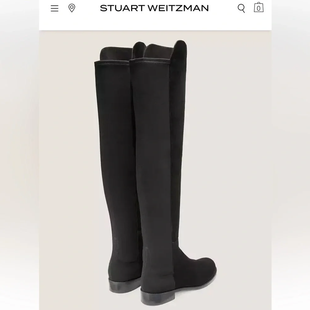 Stuart Weitzman 5050 over the knee suede boots